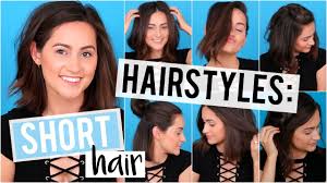 Work dtf from the ends up on dry hair then leave out the. Heatless Hairstyles For Short Hair Youtube
