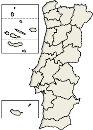 Os distritos administrativos, criados em 1835, constituem uma divisão administrativa de portugal continental, estando subdivididos em municípios (por sua vez subdivididos em freguesias). Map Quiz Distritos De Portugal Geografia