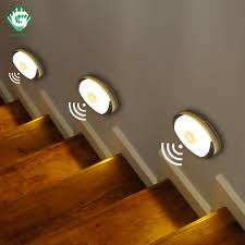 Wireless Motion Sensor Led Under Cabinet Light Battery Powered Wardrobe Closet Smart Puck Lights Kitchen Cupboard Night Lamp Aliexpress Com Imall Com