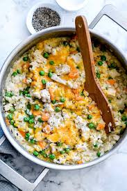 However, our lighter, nutritionally healthier options offer exciting twists on the classics and equally desirable results for a meal the whole family will enjoy. Creamy Chicken And Rice Casserole One Pot Recipe Foodiecrush Com