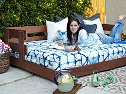 The twin size bed frame is perfect for a diy kids bed or a guest room bed. Build A Lounge Worthy Outdoor Daybed How Tos Diy