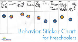 66 Unusual Sticker Chart For Behavior