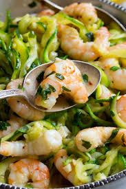Add zucchini and spices to hot pan and until zucchini is tender. Paleo Shrimp Scampi With Zucchini Noodles Whole30 Keto