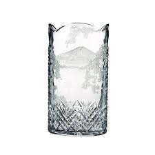 Mount Fuji Engraved 12 Oval Vase By Waterford Special Order