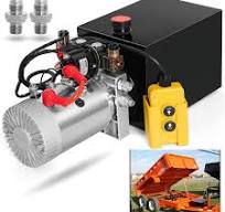 Amazon.com: Bomba hidráulica de 12 V para remolque, unidad ...