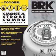 It shows steps to install & maintain the alarm, including tools and materials. 120v Ac Dc Photo Smoke Alarm With Integrated Strobe