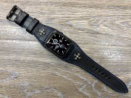 Apple Watch Space Gray Apple Watch Band 44mm Apple Watch Etsy Apple Watch Bands Apple Watch Space Grey Apple Watch Bands Leather