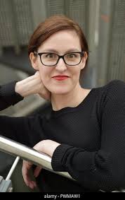 Alex Beer in October 2018 at the Frankfurt Book Fair.