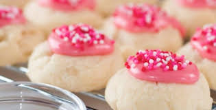 The frosting for these cookies is just . Kara S Party Ideas Copycat Granny B S Pink Frosted Sugar Cookies Recipe Kara S Party Ideas
