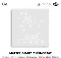 Smart Thermostat Matter WiFi Temperature Controller Water/ Electric /Gas  /Boiler Floor Heating