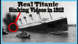 Real Titanic Ship Underwater Sinking Rare Video In 1912 Youtube Titanic Ship Real Titanic Titanic Facts