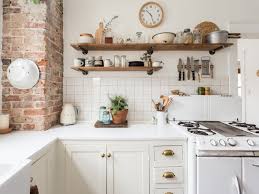 Any objects on a patio or left on a balcony on the third or fourth story of an apartment building. Open Kitchen Shelving Advice Secrets Apartment Therapy