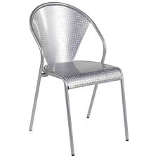 preston stacking chair aluminum
