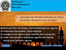 Juga sifat keterbukaan masyarakat indonesia menerima budaya lain. Bertoleransi Dalam Keberagaman Ppkn Uad Ppt Download