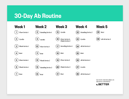 A 30 Day Workout To Tone And Strengthen Your Core