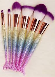40 Beautiful Girly Things You Will Fell In Love With Makeup Brush Cleaner Mermaid Makeup Makeup Brush Set