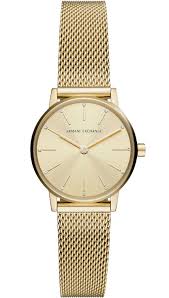 New authentic armani exchange white leather silver women's ax5445 watch. Armani Exchange Ladies