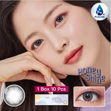 Olens Honey Shine Gray Daily Color Contact Lenses 10P