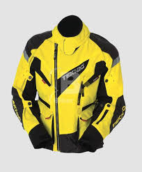 Teknic Chicane Yellow Blonde Black Biker Jacket Black