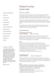 Social Work Cv Template Social Worker Cv Youth Worker Cv Volunteer Counsellor Job Description