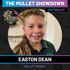 🎉 Let's hear it for our top 25 kids contestants! These young mullet  masters have brought their best, and now it's up to you to decide who will  reign supreme as the