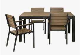 By choosing a matching table and chairs you also save time searching for the perfect fit, giving you more time to focus on spending your precious time with family and friends. Ikea Outdoor Dining Table Set Gets Real Wood Ikea Hackers