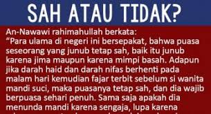 Orang boleh mandi junub setelah subuh, dan puasanya tetap sah. Mandi Junub Setelah Azan Subuh Archives Nasihat Sahabat