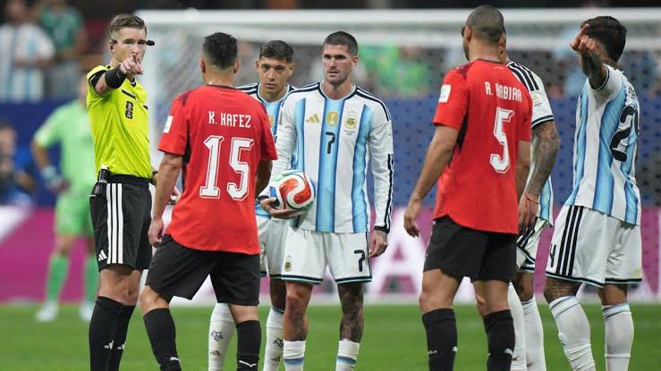 Otra polémica en el Mundial: a Egipto le anulan un gol ante Argentina