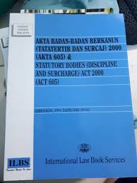 Senarai syarikat glc malaysia terkini senarai syarikat glc malaysia. Akta Badan Badan Berkanun Tatatertib Dan Surcaj 200 Akta 605 Statutory Bodies Discipline And Surcharge Act 2000 Act 605 Textbooks On Carousell