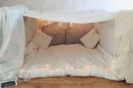 We Did An Indoor Fort Little Winter Sleepover Room Indoor Forts Indoor Tents