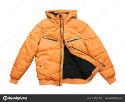 Orange Jacket Isolated White Background Stock Photo By C Krasyuk 441521610