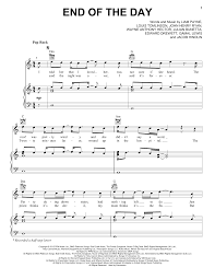 Find 15 ways to say at the end of the day, along with antonyms, related words, and example sentences at thesaurus.com, the world's most trusted free thesaurus. One Direction End Of The Day Sheet Music Download Pdf Score 164681