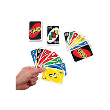 Wild cards can be used in place of any other card in making a group or sequence. Uno Mattel Games