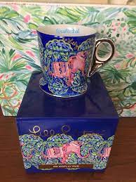 Check us out here daily for the freshest deals & help those in need change their lives. Nwt Lilly Pulitzer Coffee Mug Elephants On Display Gwp Bag Globalelephants Lillypulitzer Mugs Lilly Pulitzer Coffee Mugs