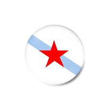 Relevancia diseños del momento novedades más vendidos. Chapa Galicia Bandera Estrella