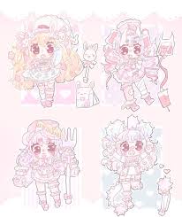 Adopt Batch 68 Auction 5 Sb Closed By Bai Jiu On Deviantart Cute Kawaii Drawings Kawaii Drawings Cute Art