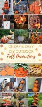 Get Your Yard Ready For Fall With These Cheap And Easy Outdoor Fall Decor Ideas Whether It 8217 S A Yard Garden Or Por Fall Outdoor Decor Fall Diy Diy Fall