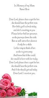 In Memory Of My Mom Wedding Day Etsy Remembering Mom Mom Wedding Mom In Heaven