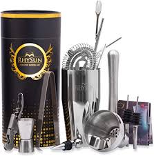 Which is the most expensive brand of kitchen cabinets? Rhysun Cocktail Making Set Cocktail Shaker Set Stainless Steel Premium Bar Tool Sets With Attractive Gift Box Storage Pouch Recipe Booklet And All Other Bar Tools Essentials Black Amazon Co Uk Home