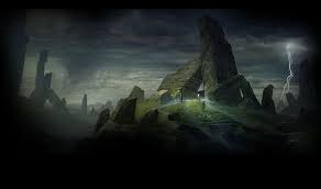 The Lord Of The Rings War In The North The Barrow Downs Lord Of The Rings Celtic Fantasy Art Fantasy Landscape