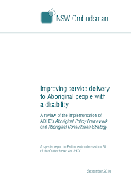 Https Www Ombo Nsw Gov Au Data Assets Pdf File 0011 3350 Sr Imprvservdeliaboriginalpeopdisability Sept10 Pdf