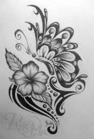 Time lapse of a butterfly drawing. Pin By Christie Hernandez On Tattoos Butterfly Drawing Flower Drawing Butterfly Sketch