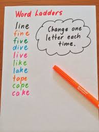 You must form a sequence of words (a word ladder). Word Ladders Great Literacy Game Fun Games 4 Learning Teaching Literacy Word Ladders Spelling Words