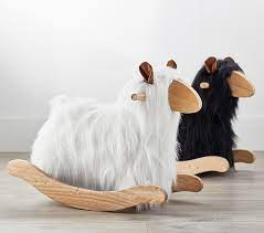 Mongolian Fur Rockers Lamb Rocker Nursery Rocker Pottery Barn Kids
