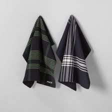 Black And White Checkered Dish Towels Gift Ideas For Women Green Kitchen Decor Hearth Magnolia