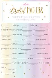 A great way to compare and contrast! 18 Fun Wedding Mad Libs Kitty Baby Love