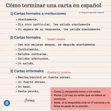 Por otro lado , las letras informales se utilizan para conversaciones casuales o personales. Como Terminar Una Carta En Espanol Cartas Formales E Informales
