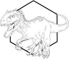 Jurassic world indominus rex dinosaur coloring pages. Indominus Rex Dino Coloring Printable Sheet Dinosaur Coloring Pages Dinosaur Coloring Jurassic World Coloring Pages