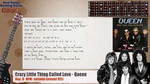 Crazy Little Thing Called Love Queen Guitar Riff Solo Backing Track Wi Backing Tracks All Songs Best Songs