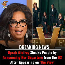 Oprah Winfrey Leaving the USA Amidst Controversy